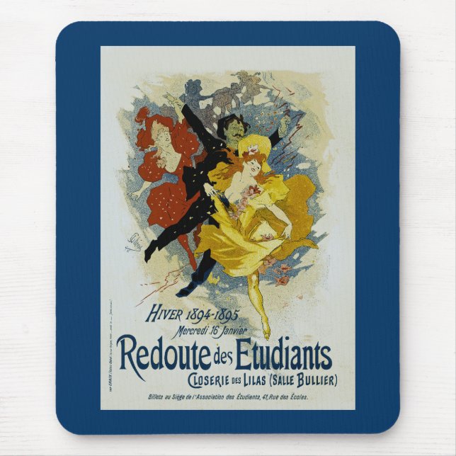 Redoute des Etudiants Mouse Mat (Front)