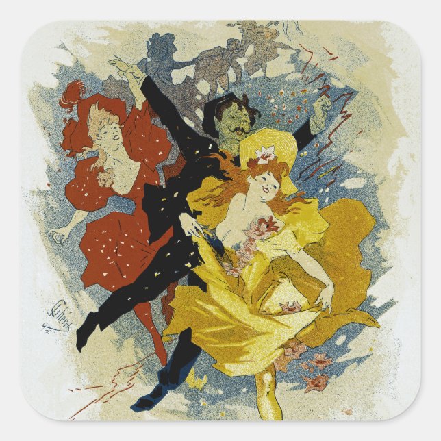 Redoute des Etudiants Square Sticker (Front)