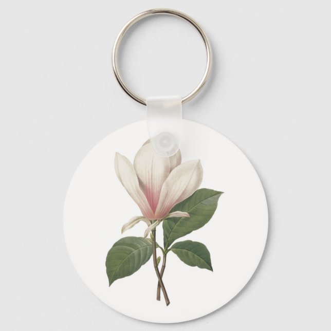 Redoute Magnolia Keychain (Front)