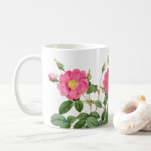 Redoute Pink Wild Rose Coffee Mug