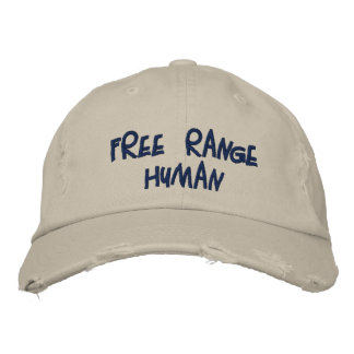REDREAMING FREE RANGE HUMAN bbcap Embroidered Hat