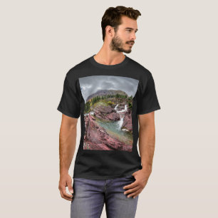 Redrock Falls - Glacier National Park T-Shirt