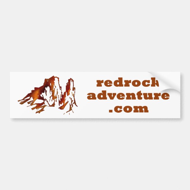 redrockadventure.com bumper sticker (Front)