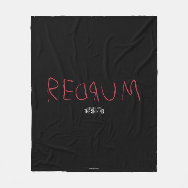 Redrum Fleece Blanket (Front)