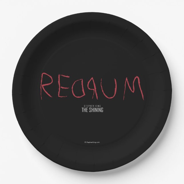Redrum Paper Plate (Front)
