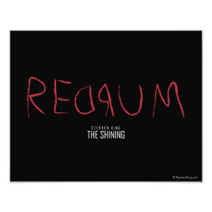 Redrum Photo Print