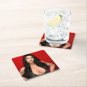 RedSide paper coaster