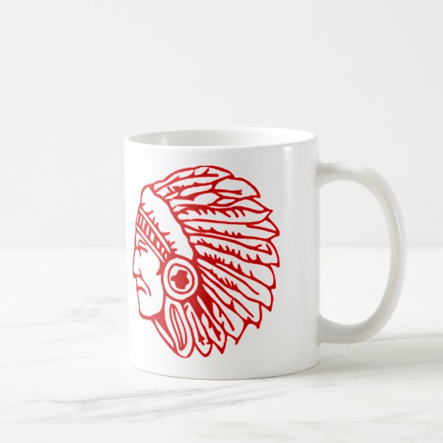 Redskin Red Indian Coffee Mug (Right)