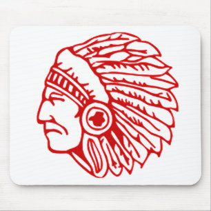 Redskin Red Indian Mouse Mat