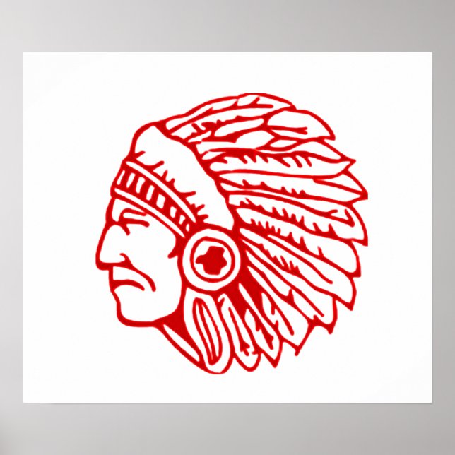 Redskin Red Indian Poster (Front)