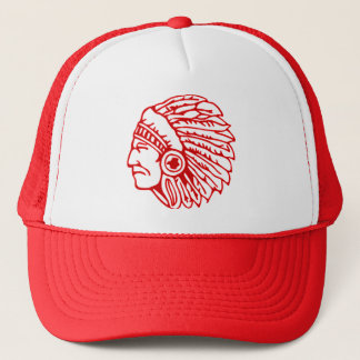 Redskin Red Indian Trucker Hat