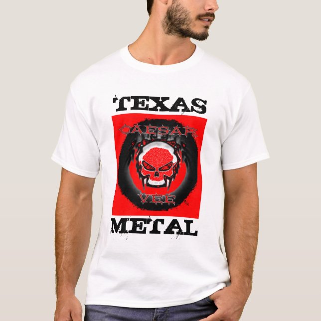 REDSKULLZAZ, TEXAS, METAL T-Shirt (Front)