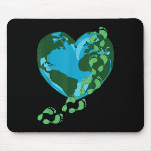 Reduce Carbon Footprint Earth Day Everyday Leaf Fo Mouse Mat
