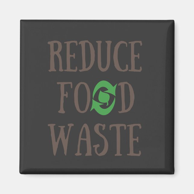reduce food waste magnet (Front)