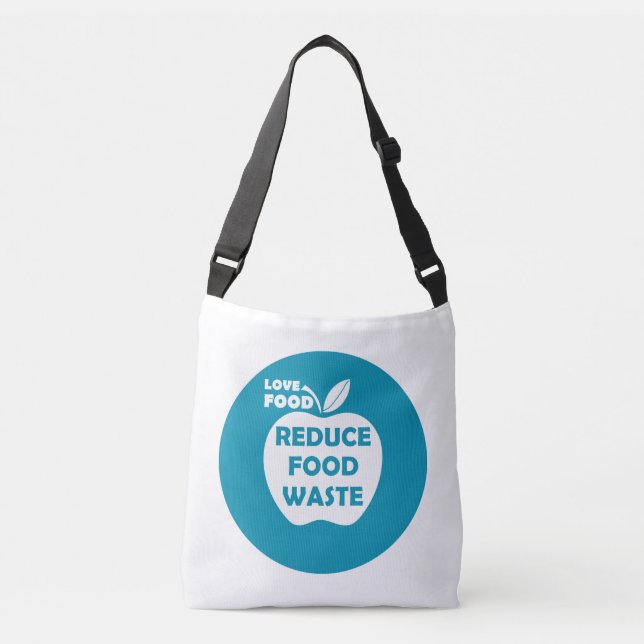 Reduce food waste recycling eco friendly crossbody bag (Front)