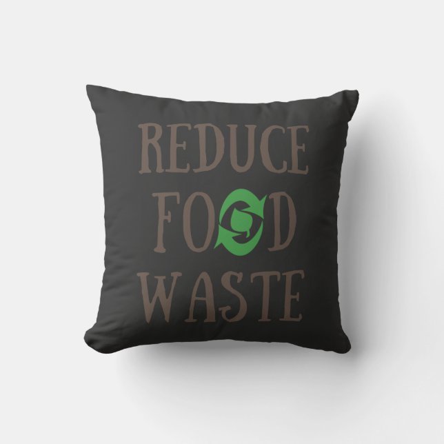 Reduce food waste recycling eco friendly cushion (Front)