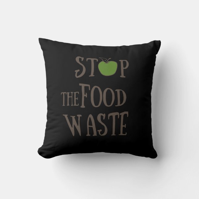 Reduce food waste recycling eco friendly cushion (Front)
