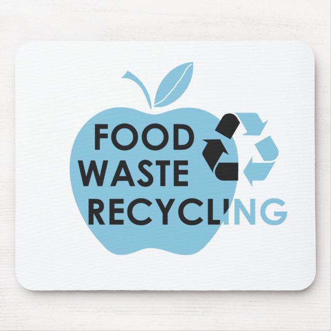 Reduce food waste recycling eco friendly mouse mat (Front)