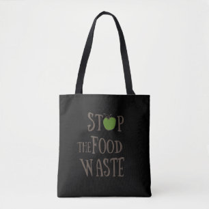Reduce food waste recycling eco friendly tote bag