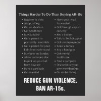Reduce Gun Violence Ban AR-15