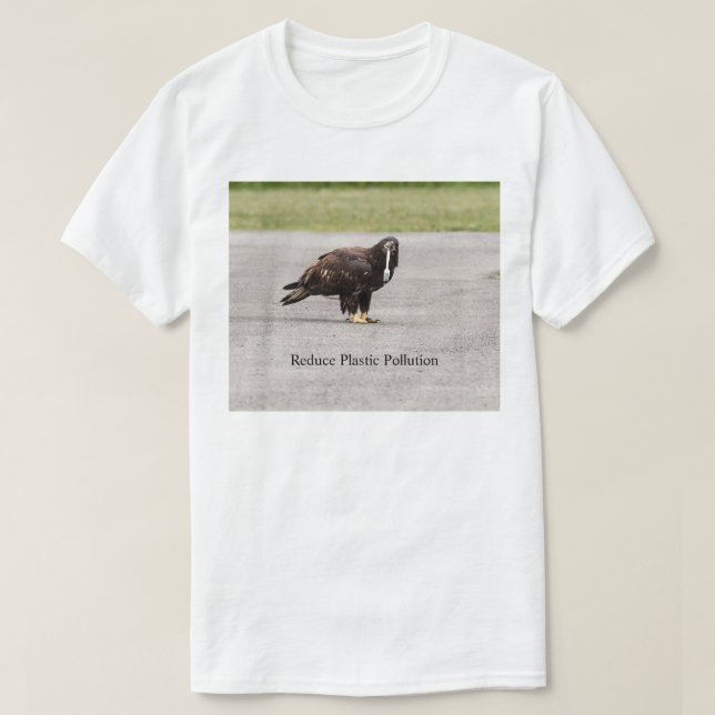 Reduce Plastic Pollution T-Shirt (Design Front)