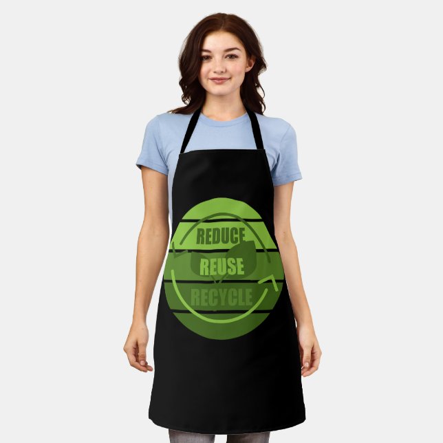 Reduce reuse recycle apron (Worn)