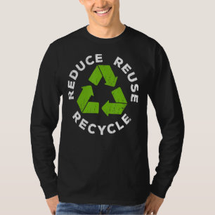 Reduce Reuse Recycle Earth Day 2022 T-Shirt