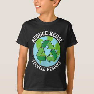 Reduce Reuse Recycle Environmental Protection T-Shirt