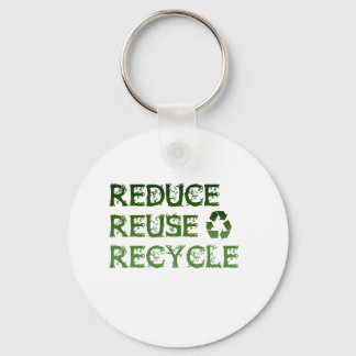 Reduce Reuse Recycle Key Ring