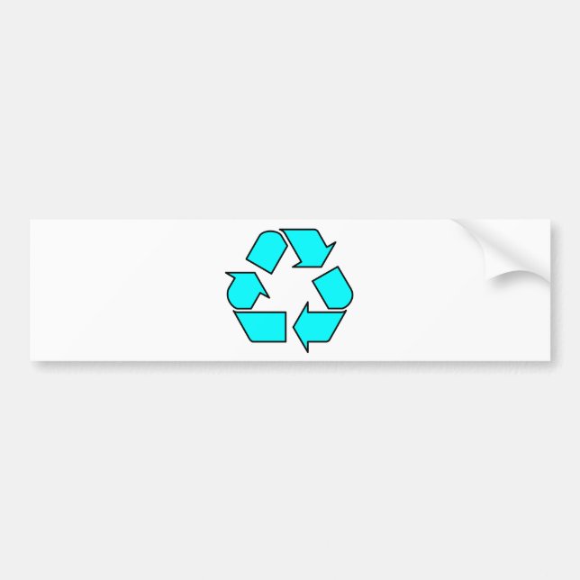 Reduce Reuse Recycle Logo Symbol Arrow 3R Bumper Sticker (Front)