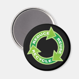 Reduce Reuse Recycle Magnet