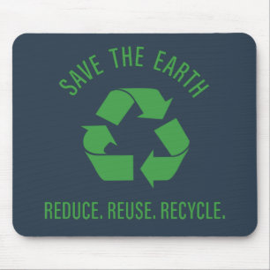 reduce reuse recycle mouse mat