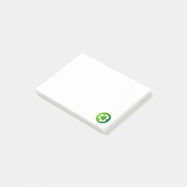 Reduce Reuse Recycle! Post-it Notes (Angled)