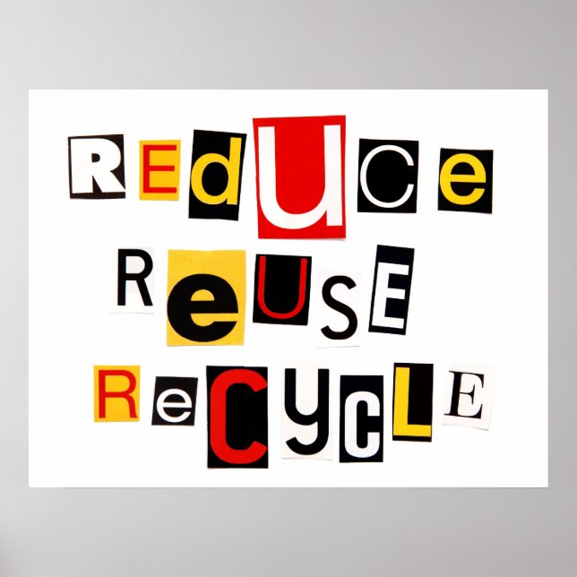 Reduce Reuse Recycle Poster (Front)