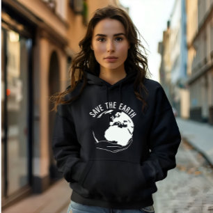 Reduce reuse recycle save the earth hoodie