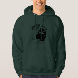 Reduce reuse recycle save the earth hoodie