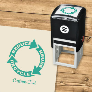 Reduce Reuse Recycle Self-inking Stamp