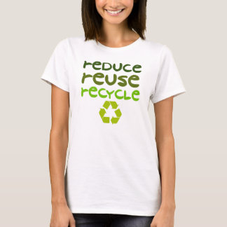 Reduce Reuse Recycle Womens Tank Top Shirt