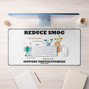 Reduce Smog Support Photosynthesis Light Dependant Desk Mat