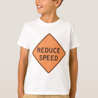 Reduce Speed Road Sign