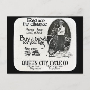 Reduce the Distance 'tween Home and School Postcard