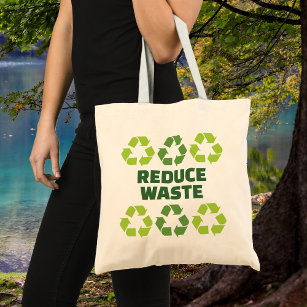 Reduce Waste Personalised Canvas  Tote Bag