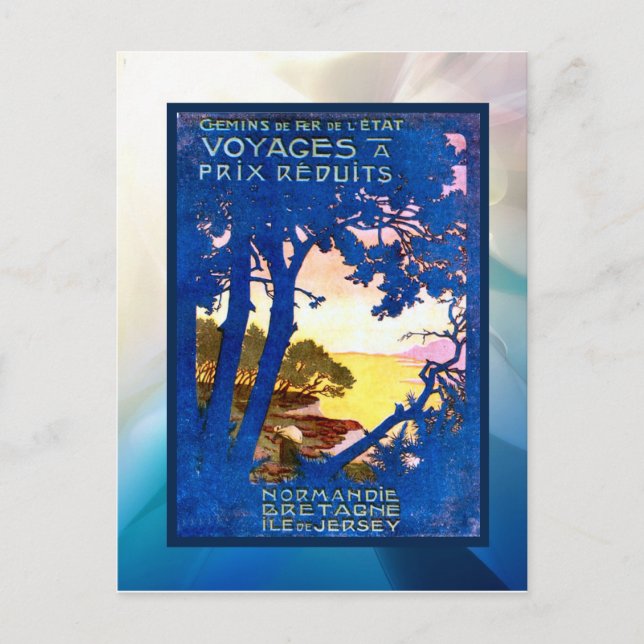 Reduced prices, Normandy, Brittany, Jersey Postcard (Front)