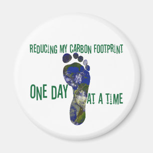 Reducing my carbon footprint magnet
