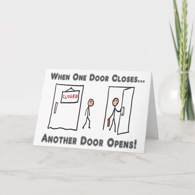 Redundancy When One Door Closes Card (Front)