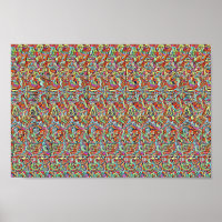 REDUNDAND MESSAGE - Dual hidden picture stereogram