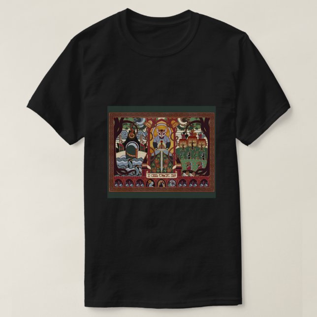 Redwall Tapestry - Martin The Warrior - I AM THAT  T-Shirt (Design Front)