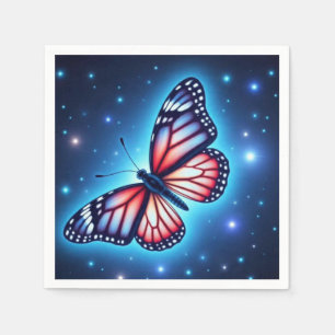 RedWhiteBlueButterfly Napkin