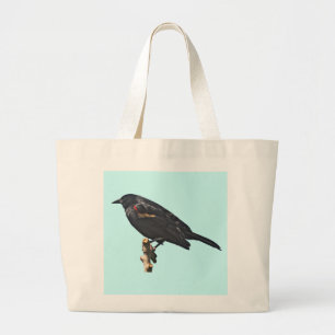 Redwing Blackbird Gift Large Tote Bag