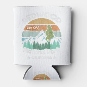 Redwood California US National Park Camping Hiking Can Cooler